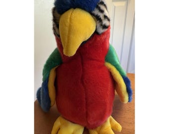 Vintage Ty Beanie Buddies Collection Jabber Papegojan 1999