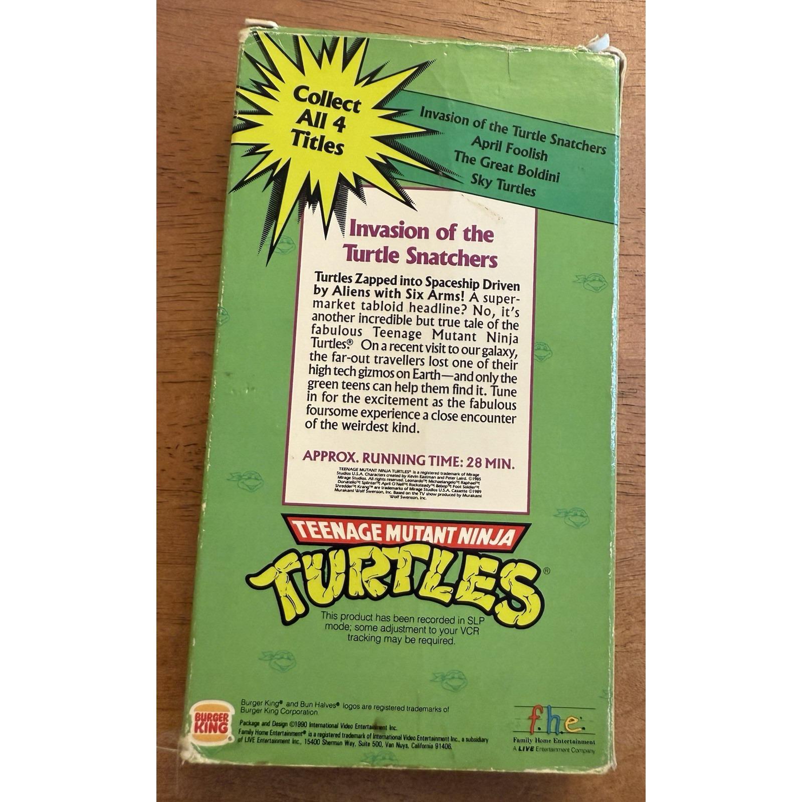 Vintage Tennage Mutant Ninja Turtles: Invasion of the Turtle