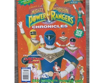Vintage POWER RANGERS- Chronicles Magazine Issue 3  Masked Rider 1996