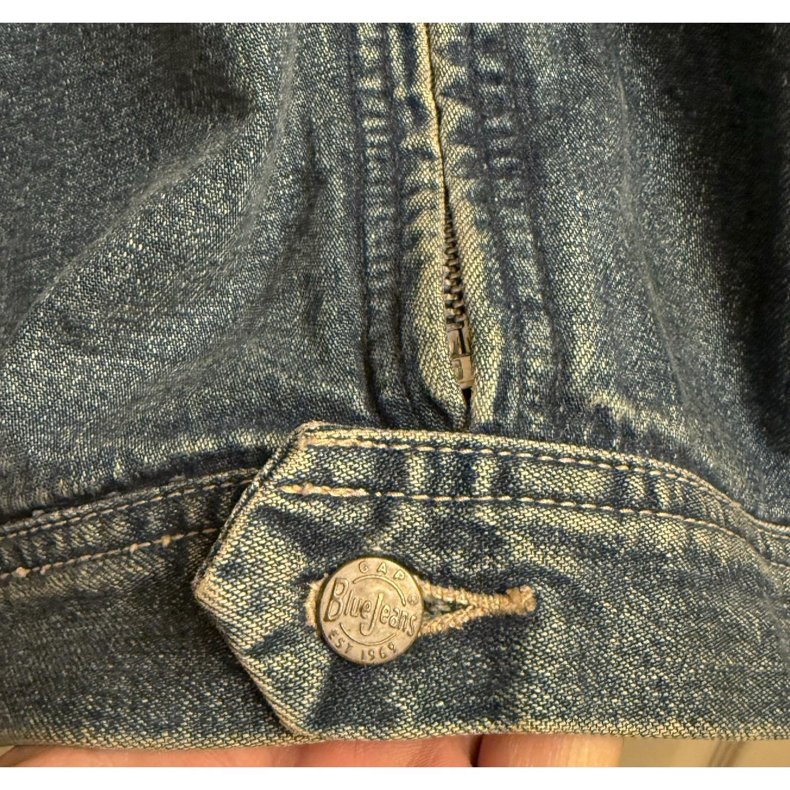 Vtg Y2K GAP Blue Jeans Denim Jacket L Legendary Gap Original 