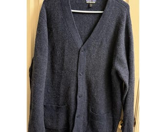 Cárdigan de cachemir reciclado Patagonia para hombre, talla 2XL, color azul