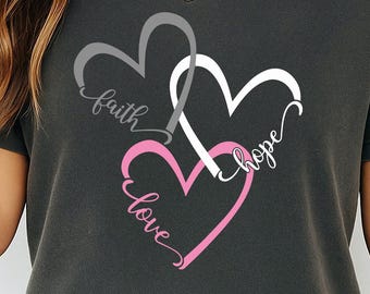 Jesus Faith Hope Love PNG-Jesus Christian Heart Design png-Bible verse Png-God Religious Bible Sublimation File-Digital Download Png
