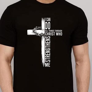 jesus I Can Do All Things Through Christ Png-Jesus Christian Design-God Religious Bible Verse Philippians 4:13 Png-Digital Download Png
