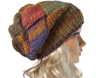 Knitted Slouchy Winter Woman hat