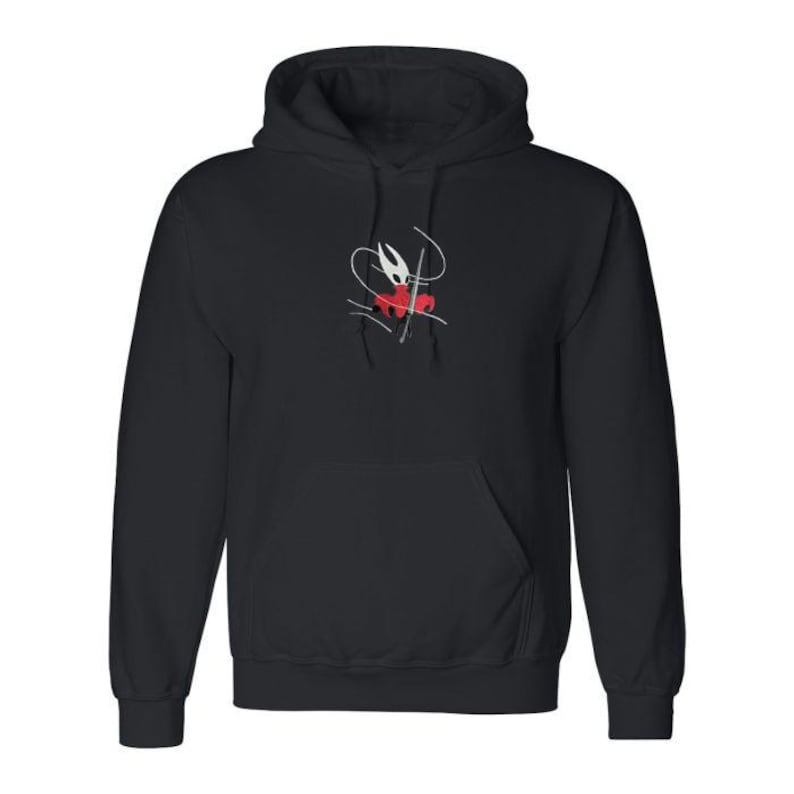Hollow Knight Silksong : Hornet -- Sweat à capuche / sweat-shirt brodé fait maison (personnalisable / personnalisable) image 3