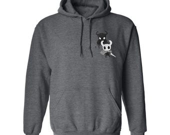 Hollow Knight : The Knight -- Homemade Embroidery Hoodie customizable