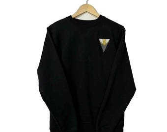 Harry Potter : Hufflepuff Hogwarts House Sorting -- Homemade Embroidery Hoodie / Sweatshirt (customizable / personalizable)