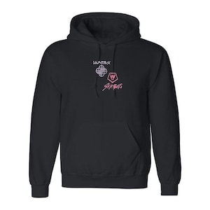 KPop Demon: Hunters Huntrix & Sajaboys Logo – Bluza z kapturem z haftem domowej roboty (możliwość personalizacji)