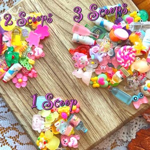 Kawaii Resin Surprise Slime Charms Flat Back Trinkets Decoden Scoops Craft Supplies image 12