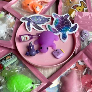 Kawaii Resin Charm Mystery Pack Squishies Stickers Surprise Gift Kits