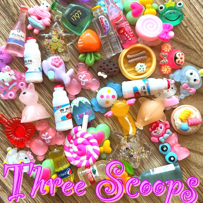 3 Scoops of Resin Toys