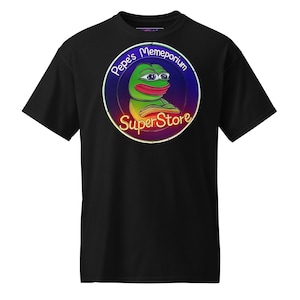 pepe memeporium superstore official t-shirt - premium crypto meme tee