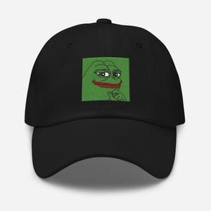 pepe hat - premium crypto degen cap