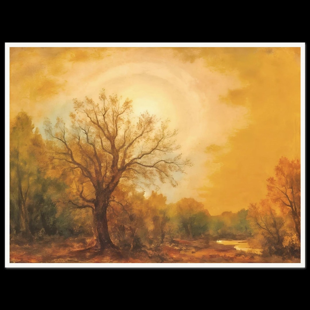 Autumn Light Through Trees - Etsy