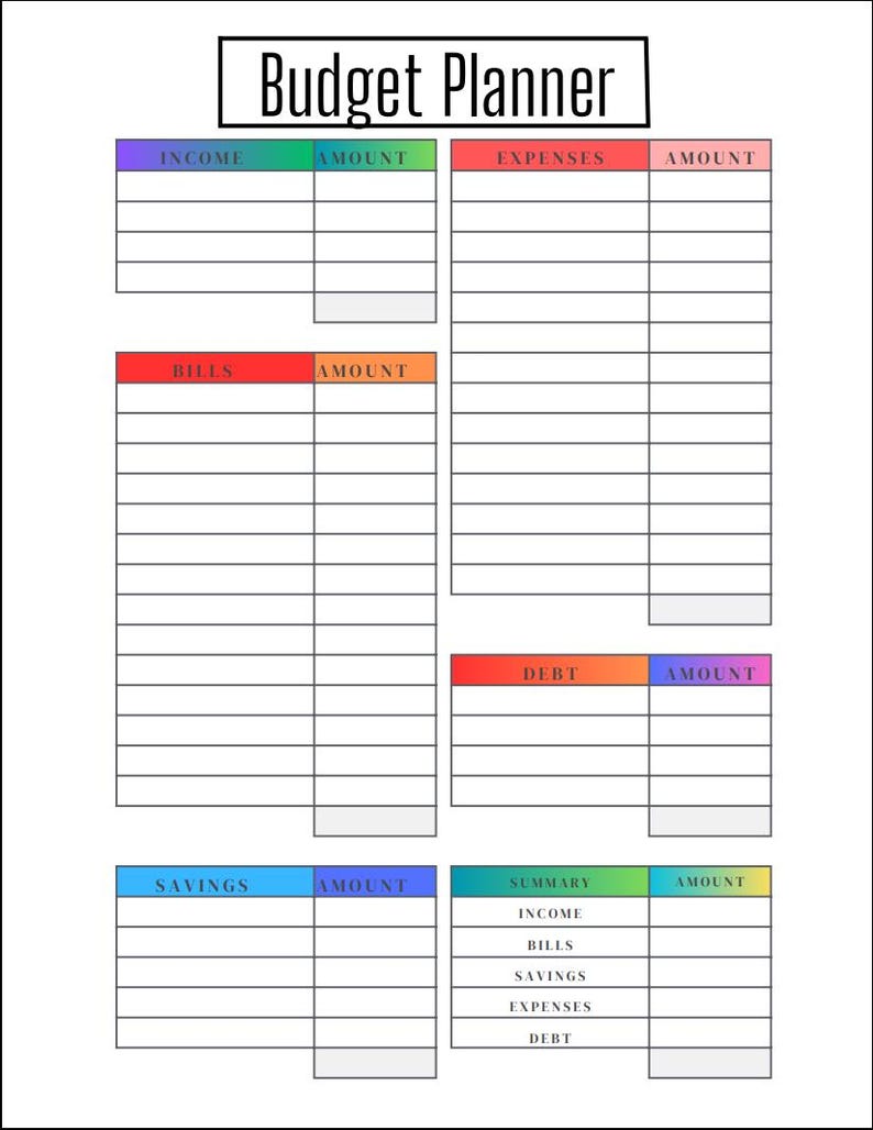 Budget Planner Budget Planner Budget Guide How To Money Finances