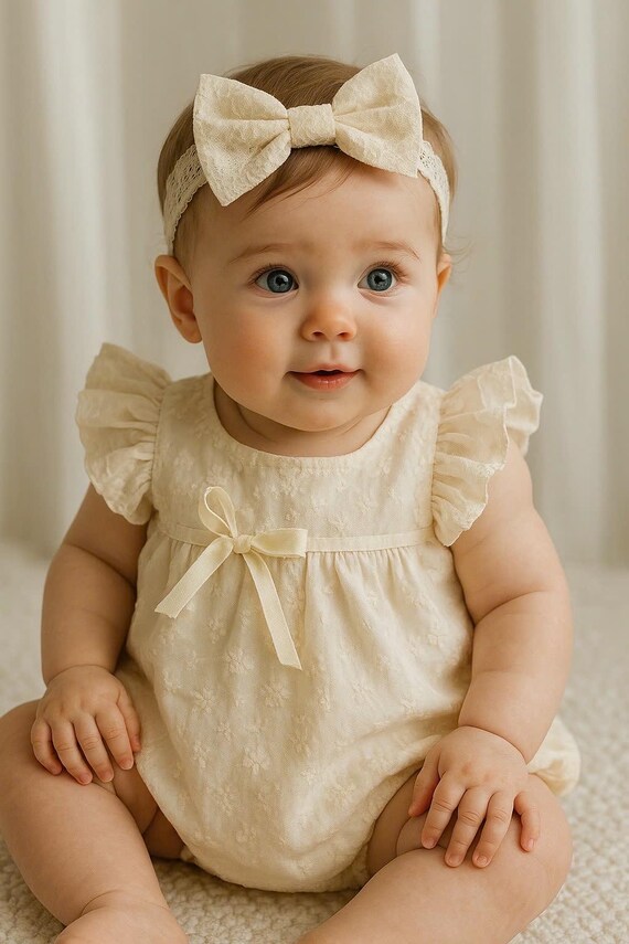 vintage style infant dresses Smocked Dress For Baby Girl and Toddler I Feltman Brothers and crafted for comfort this Vintage Baby Girl Romper Dress With