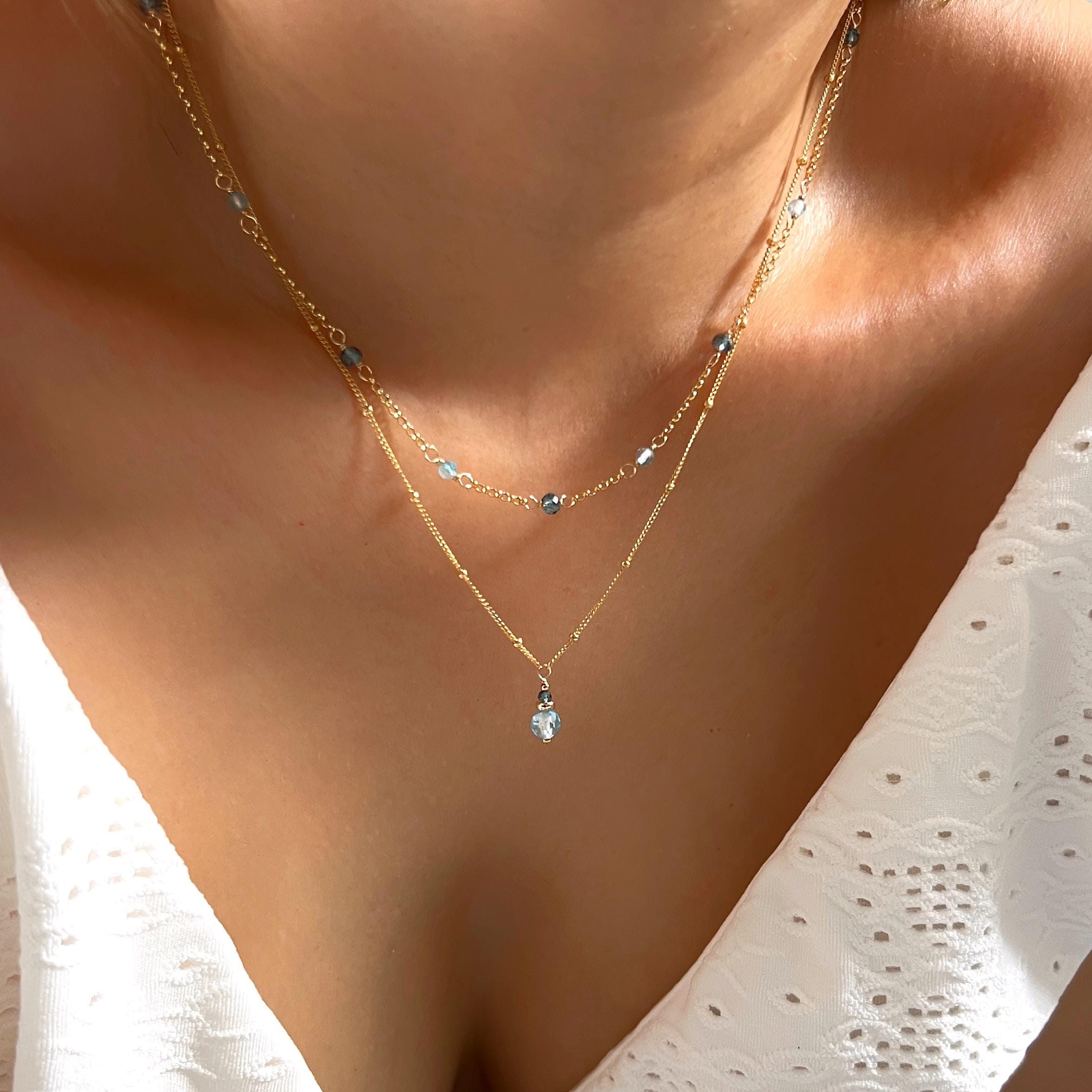 Le Vian Ladies Deep Sea Blue Topaz Necklaces Set In 14K Vanilla Gold Trtv 281a Le Vian Ladies Deep Sea Blue Topaz Necklaces Set In 14K Vanilla Gold Trtv 281a