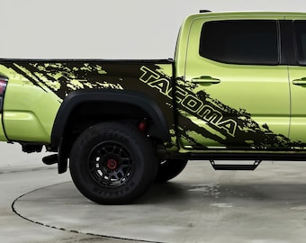 Truck Mud Splash Vinyl Car Graphic Sticker. For Tacoma 2005-2024. Set of 2. Tacoma Truck Side Bed Graphic Decal. Tacoma Decal Sticker
