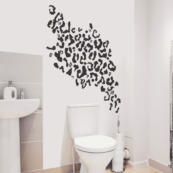 Cheetah Wall Sticker Etsy