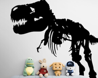 Jurassic Roar, Dinosaur Wall Decal Sticker. Big T-Rex Dino Wall Sticker. Kid's Dinosaur Wall Art. Play Room Decor. #MMartin151