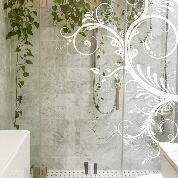 Shower Door Decal Etsy