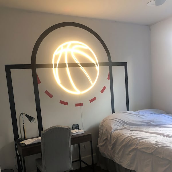 Basketball Wall Decal Etsy