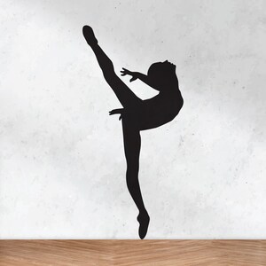 Ballet Dance Studio Wall Art. Ballerina Wall Decal Sticker. Dancer Wall Sticker. Girl's Room Decor. Dance Class Wall Art Decor. #208