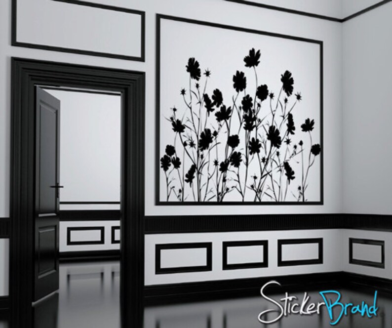 Vinyl Wall Decal Sticker Wild Flower AC148s