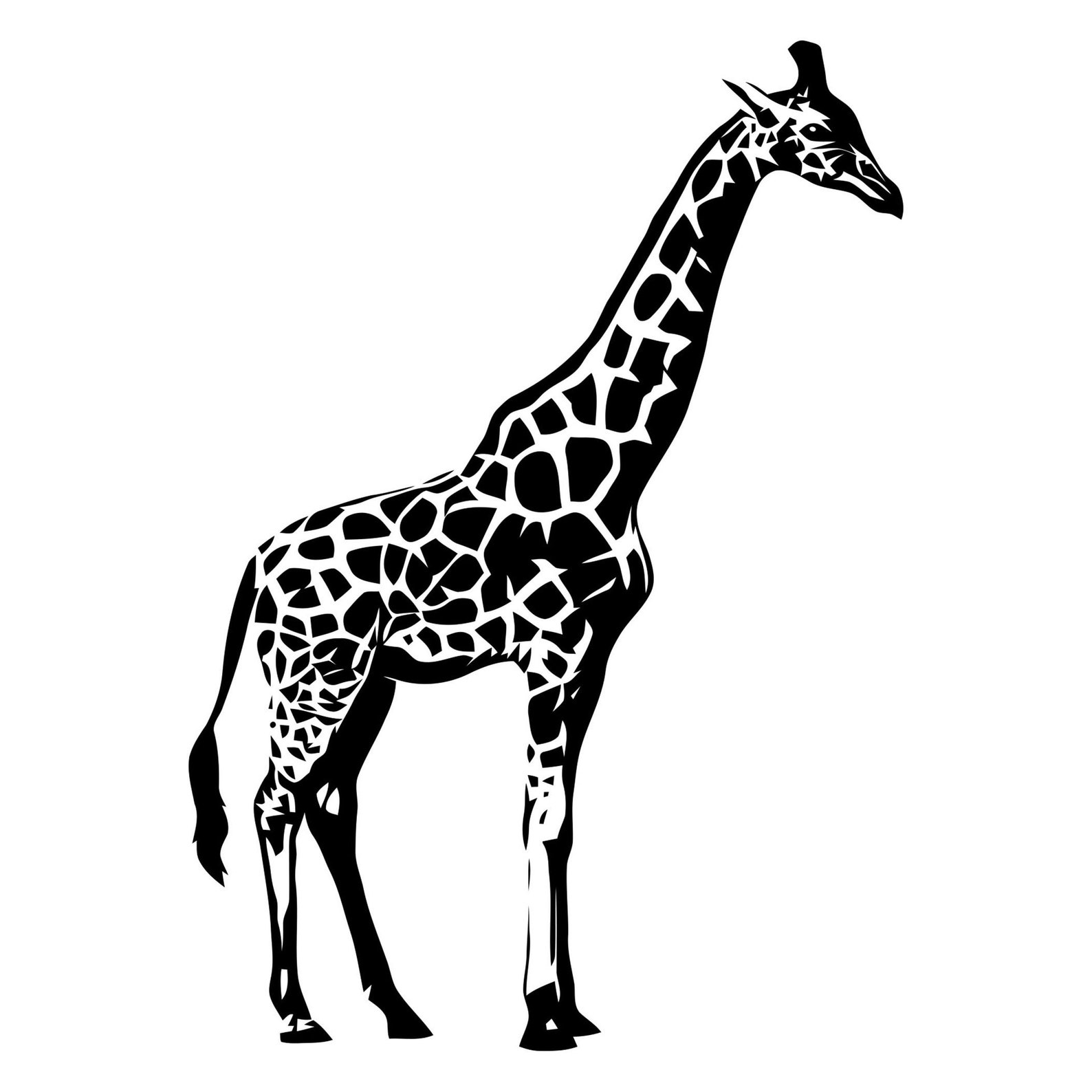 Tall Giraffe Wall Decal Sticker. Gift for Boy. Gift for Etsy