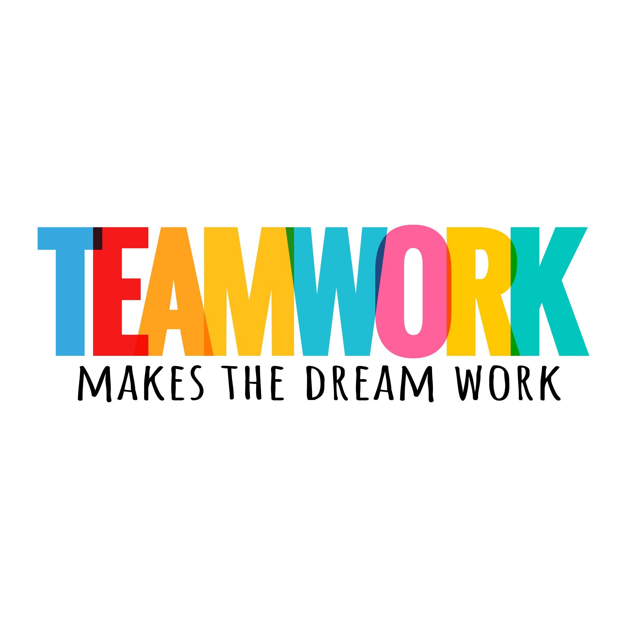 Teamwork Makes the Dream Work Quote Wall Decal – Motivational Office ...