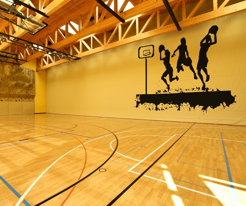 Vinyl Wall Decal Sticker Women�s Basketball Court OSAA508s
