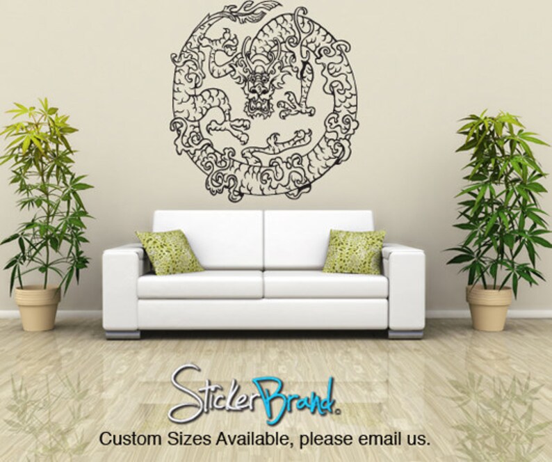 Vinyl Wall Decal Sticker Chinese Dragon 817s