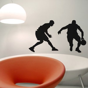 Basketball Wall Decal Sticker. Team Sports Room Decor, Game Room Wall Art, Basketball Enthusiast, Basketball Coach Gift Idea. OS_AA1185 image 9