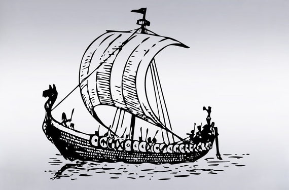 100 pièces Viking Autocollants Vinyle Viking Pirate Thème