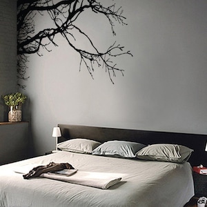 Tree Top Branches Vinyl Wall Decal Sticker for your Bedroom Wall Decor. Tree Branches Wall Decal Sticker. Bathroom Wall Art. 444 image 8