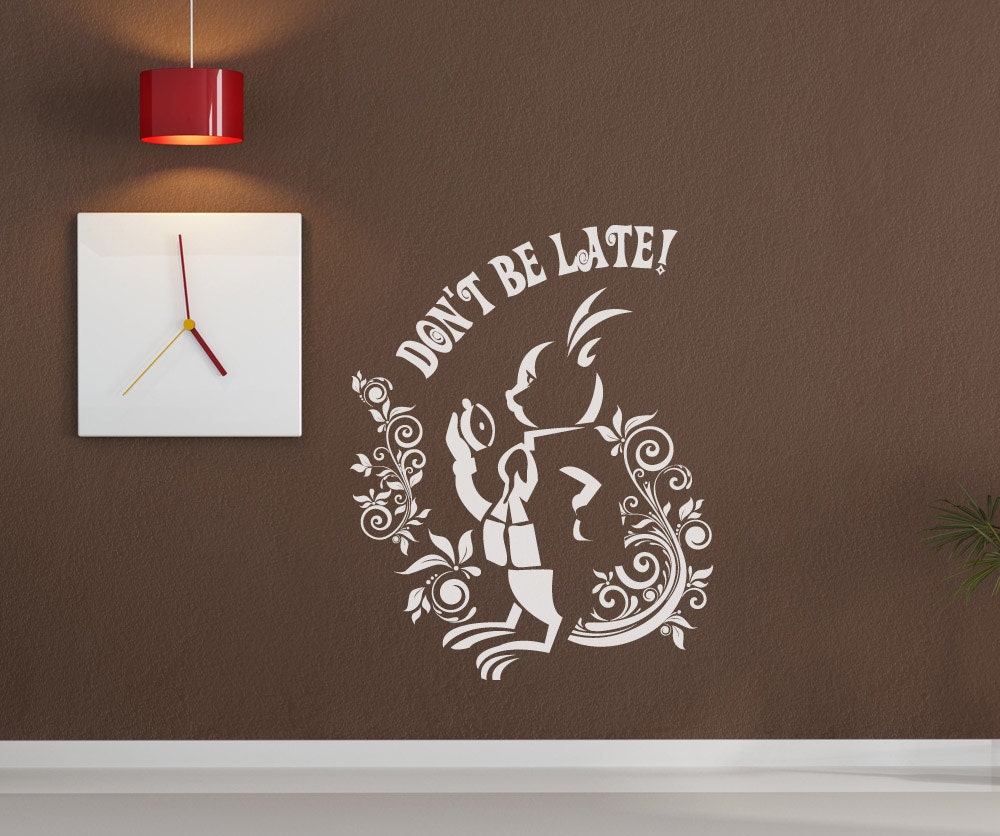 White Rabbit Car Decal Vinyl Wall Decal Sticker White Rabbit Osdc611m - Etsy