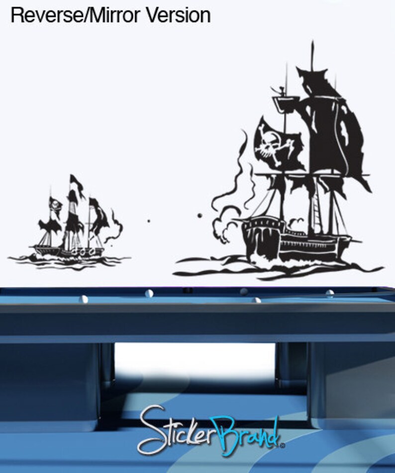 Vinyl Wall Decal Sticker Pirate Ships GFoster125s image 4