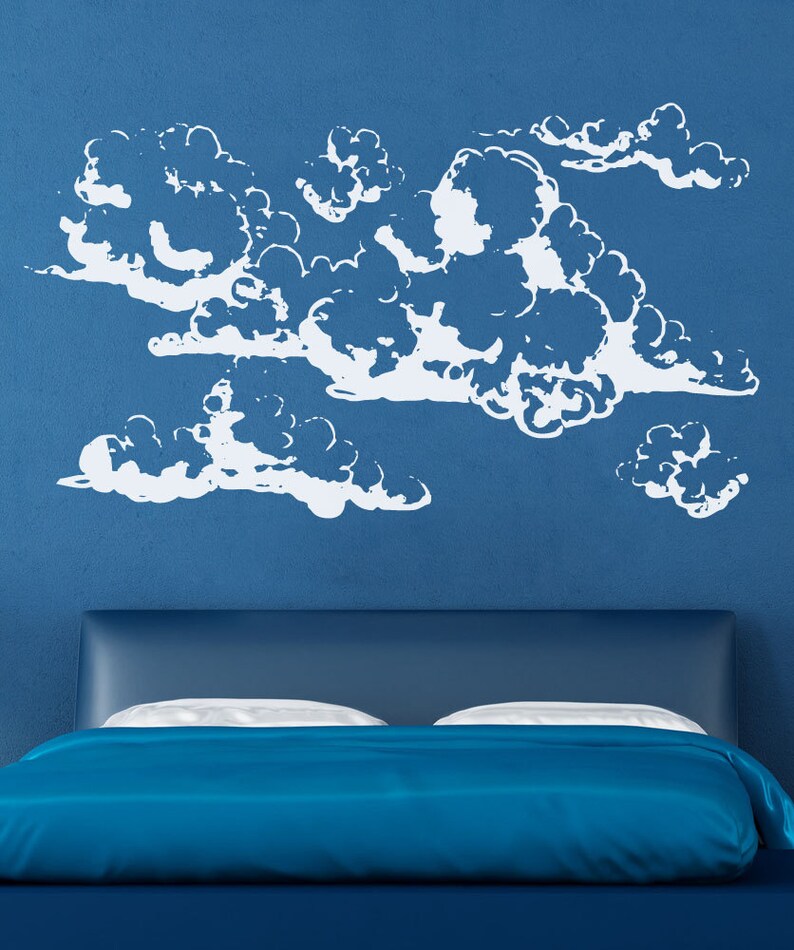 Vinyl Wall Art Decal Sticker Cumulus Clouds Osaa1696m - Etsy