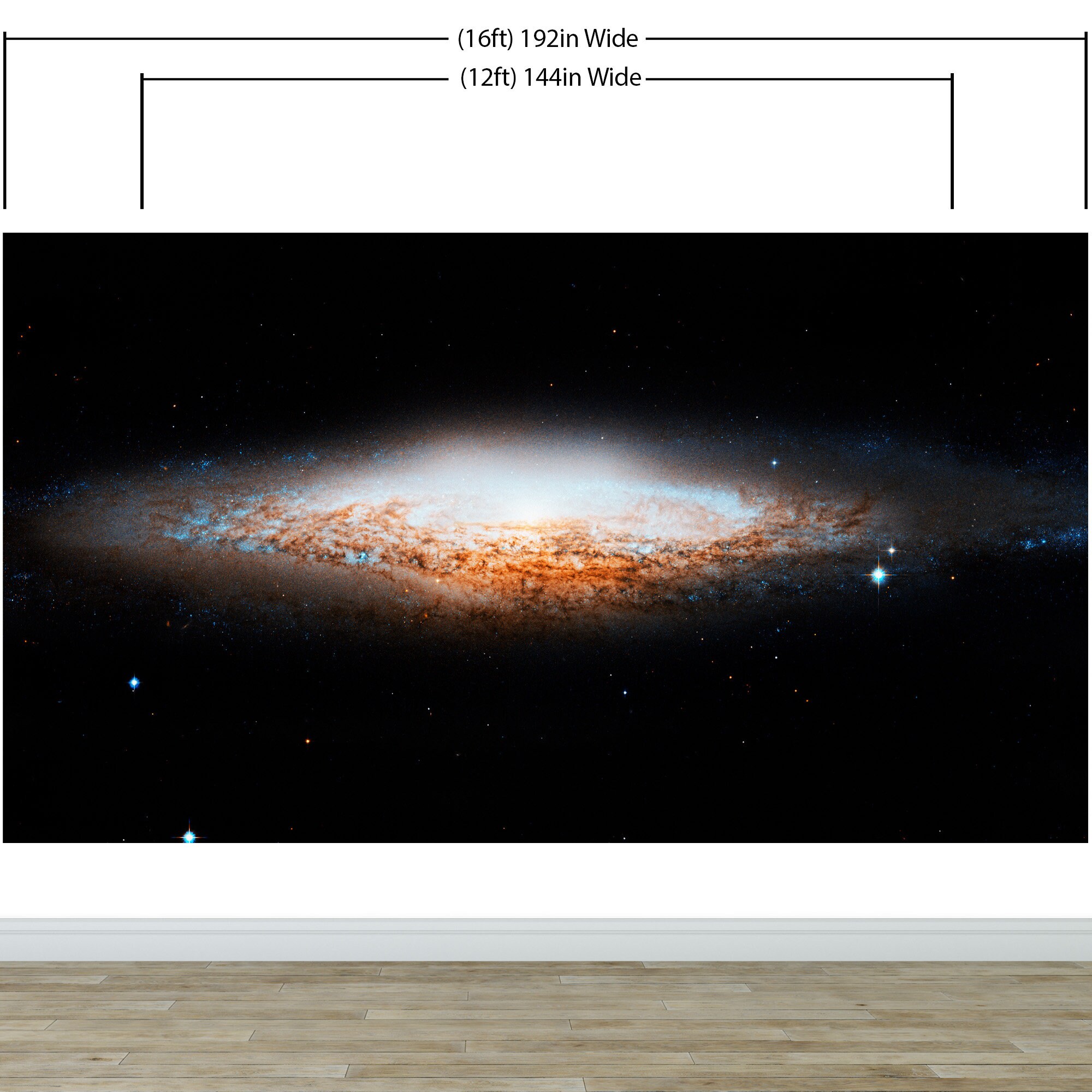 Space Wallpaper. Milky Way Galaxy Wall Mural Peel and Stick Mural ...