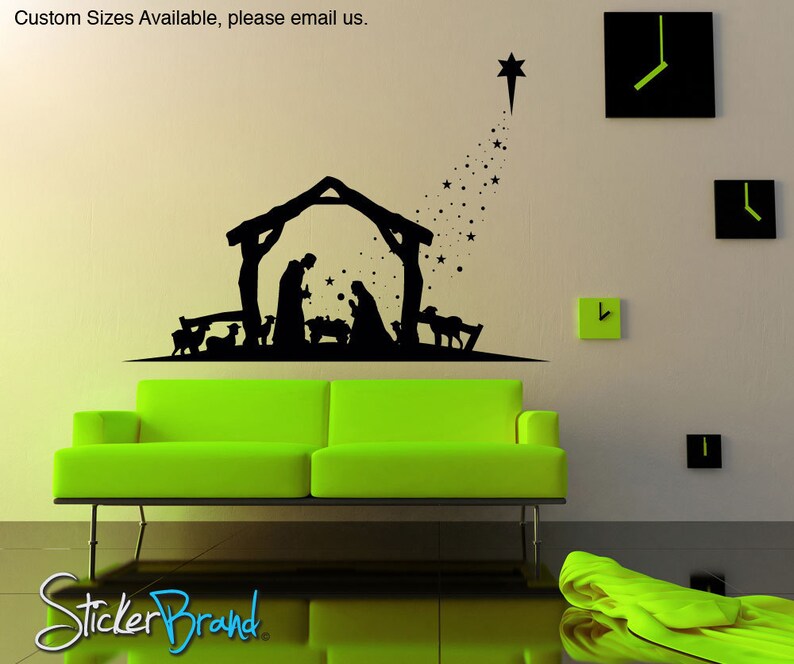 Vinyl Wall Decal Sticker Nativity item OSMG105s image 2