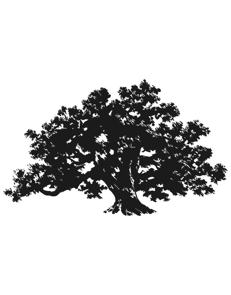Large Oak Tree Wall Decal Sticker by Stickerbrand #410