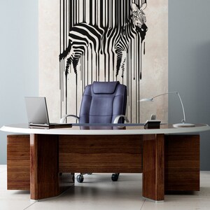 Zebra Wall Decal Sticker. Office Wall Decor. Bedroom Decor. Kid's Room ...