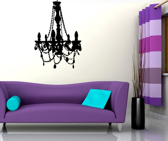 Vinyl Wall Decal Sticker Crystal Chandelier Osmb706s India Vinyl Wall Decal Sticker Crystal, Chandelier Wall Stickers India