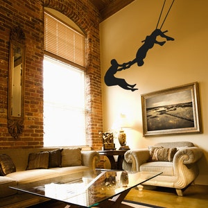 Vinyl Wall Decal Sticker Trapeze Act OSAA1189B