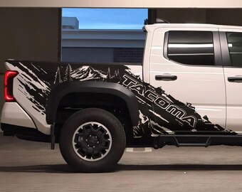 Tacoma Truck Decal Graphic Sticker. Mountain Off-Road Outlander Design. Set of 2. #7112