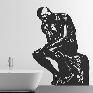 The Thinker Vinyl Wall Decal Sticker. #OS_MB564s