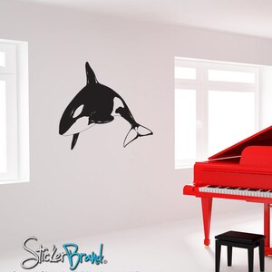 Vinyl Wall Decal Sticker Orca Killer Whale Aedel114b - Etsy