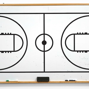 Basketball Court Vinyl Wall Art Decal Sticker. Basketball Court Layout ...