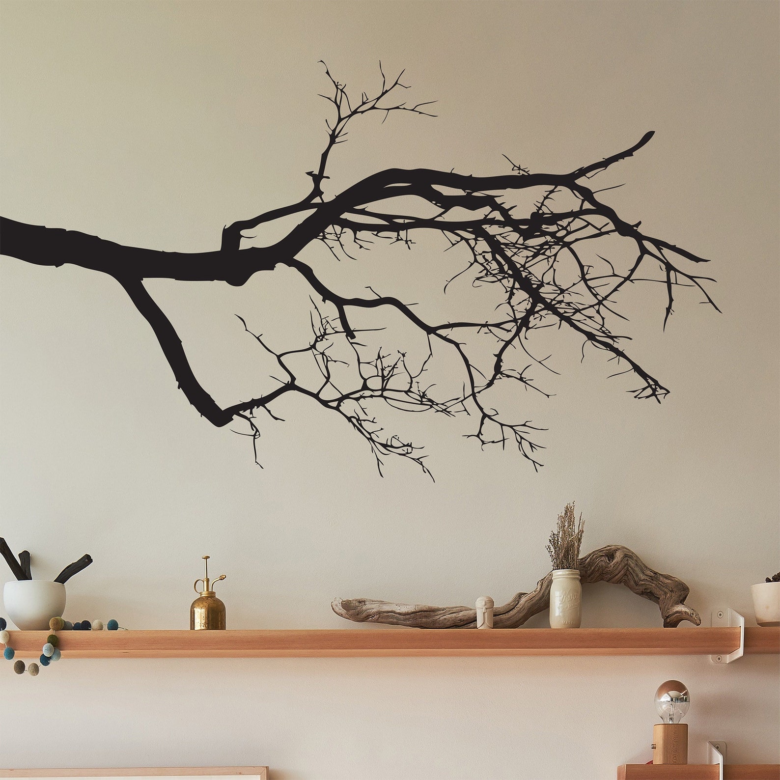 Tree Top Branches Vinyl Wall Decal Sticker for Your Bedroom Wall Decor ...