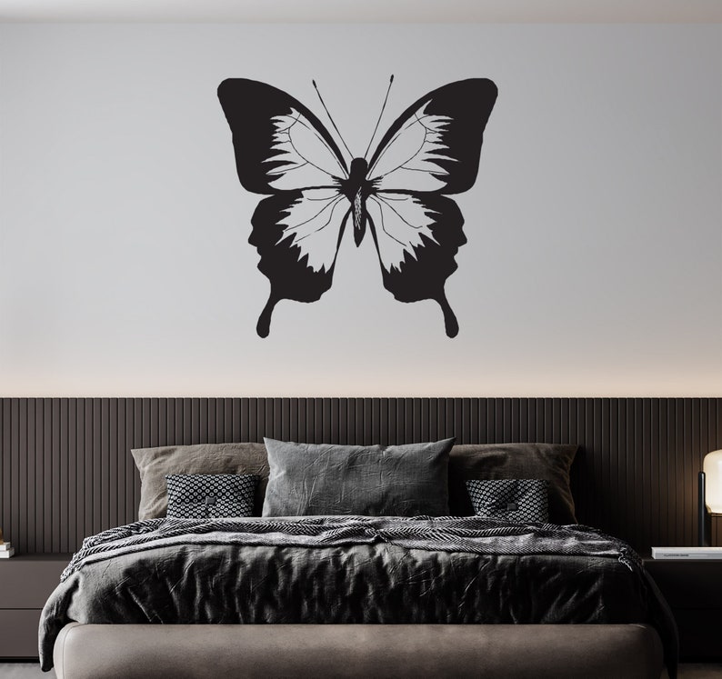 Butterfly Wall Decal Sticker. Girl's Room Wall Decor. Kid's Bedroom Wall Art. Butterfly Window Sticker. Bathroom Butterfly Decal. 105 image 8